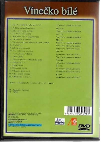 Vínečko bílé - DVD plast /bazarové zboží/