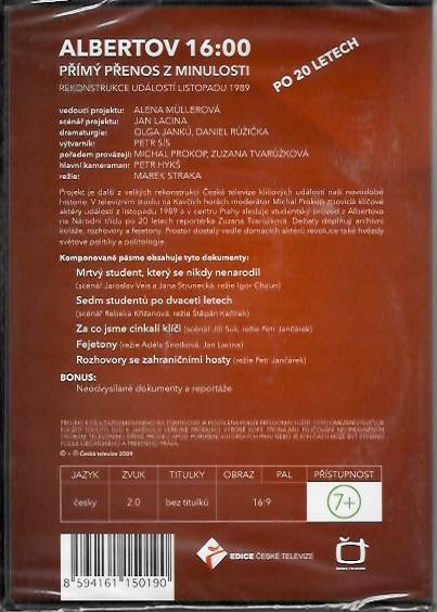 Albertov 16:00 - DVD plast 