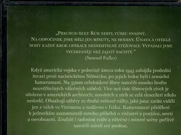 Válečné kamery z roku 1945 -  Překročení řeky Kúr - Plast DVD