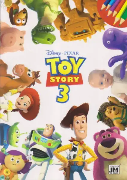 Balíček 3 ks omalovánek A4 ( Auta, Toy story, Tron)