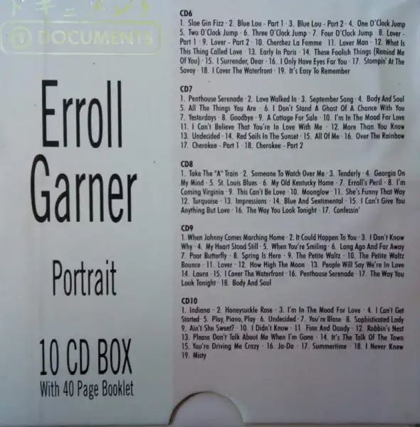Erroll Garner - Pitrait 10CD /bazarové zboží/
