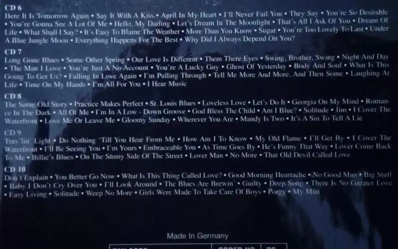 Billie Holiday - Portrait 10CD /bazarové zboží/