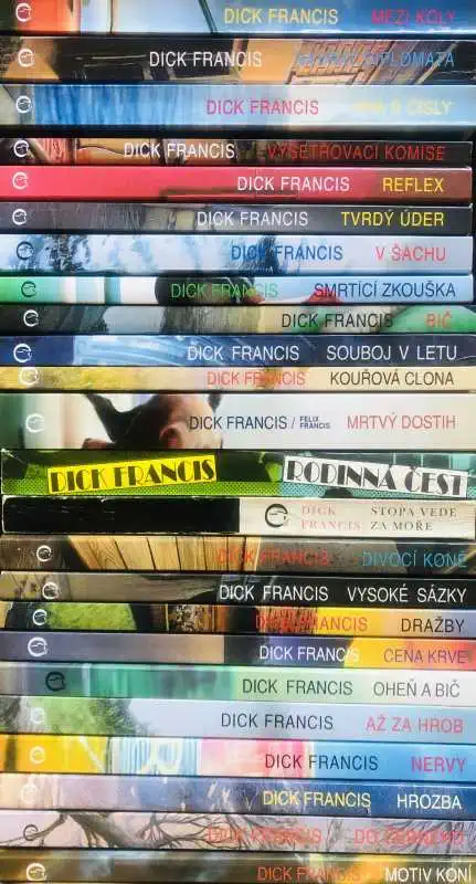 Knižní kolekce Dick Francis - 48x kniha/bazarové zboží/ 