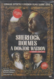 Sherlock Holmes a doktor Watson (1.Seznámení 2.Krvavý nápis) - DVD pošetka