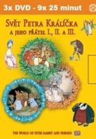 Svět Petra Králíčka a jeho přátel - 3x DVD - DVD box slim