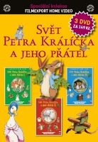 Svět Petra Králíčka a jeho přátel - 3x DVD - papírové pošetky