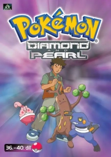 Pokémon - diamond and pearl 36. - 40. díl ( bazarové zboží ) pošetka DVD