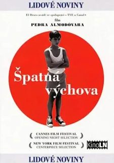 Špatná výchova - DVD pošetka Pedro Almodóvar
