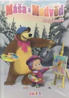 Máša a medvěd 5 - olejomalba - DVD slim (bazarové zboží)
