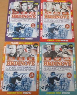 Kolekce Hrdinové 2. světové války 4x DVD