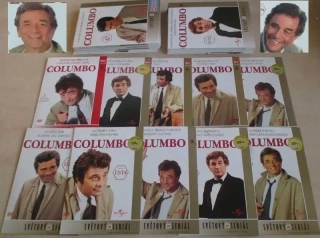 Kolekce Columbo 5x kniha /bazarové zboží/ + kompletních 69 epizod na DVD /dárek/
